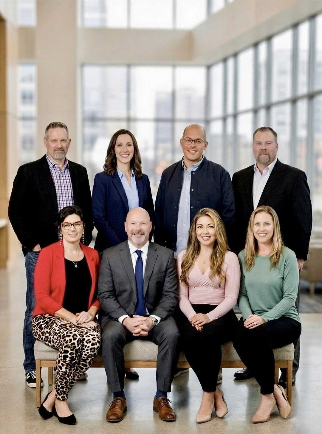 VTNH Consulting Partners team gathered for a group portrait.